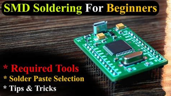 How do I solder SMD components?
