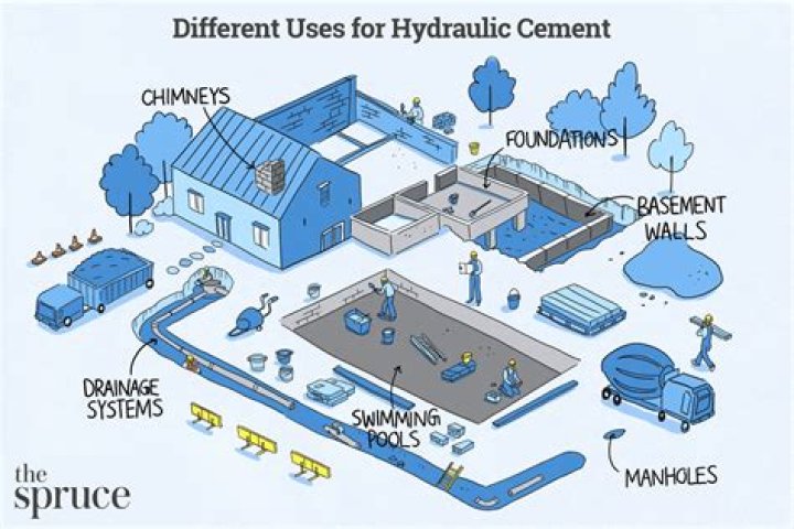 What is hydraulic cement good for?